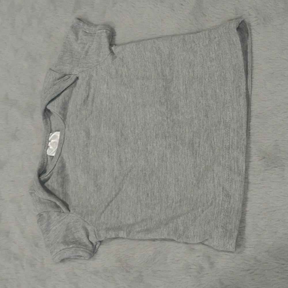 5/$15 Baby T-shirt Size 3-6 Months Gray Layering Tee